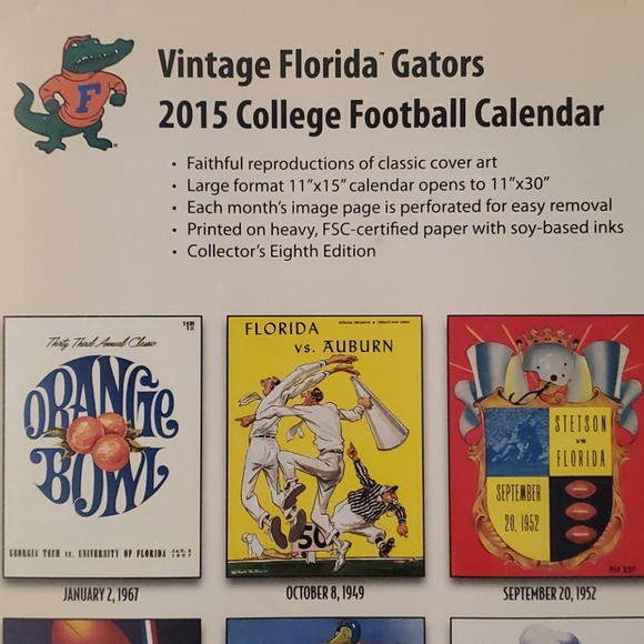 Florida Gators Vintage Programs - Picture 7 of 8